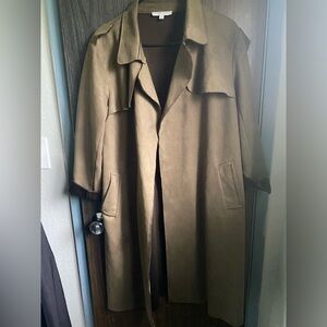 Olive green light weight coat